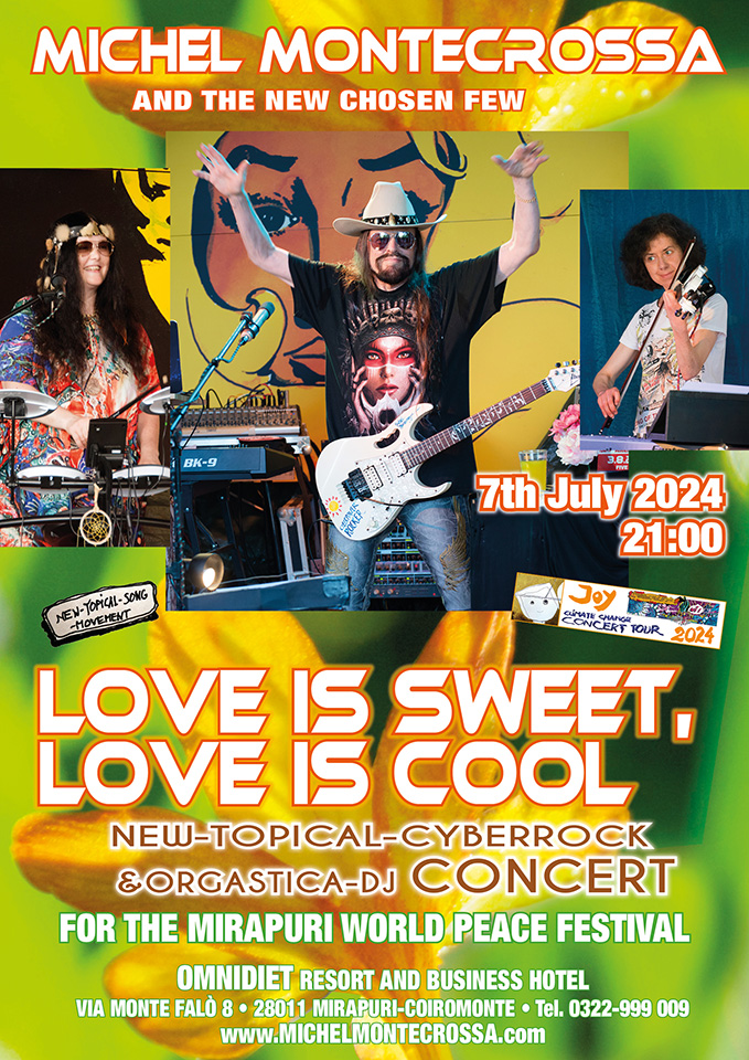 Love is sweet, love is cool Konzert Plakat